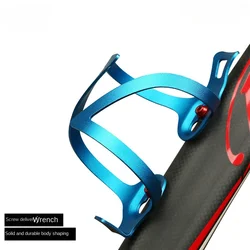 Colorful Bicycle Water Bottle Holder Cage Lightweight Aluminum Alloy Road Bike Water Bottle Cage Cycling Bottle Holder