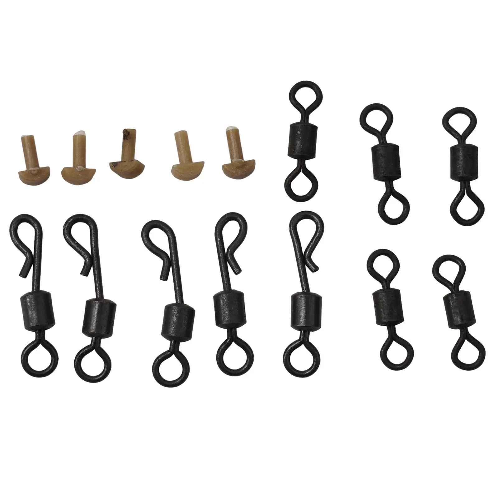 Carp Fishing Helicopter Rig Kit Heli Sleeve Beads Accessories 30PCS/ SET Quick Change Swivel Line Aligner Multi Clip Kit Tackle