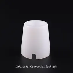 Flashlight White Diffuser for Convoy S11 Torch Flash Light