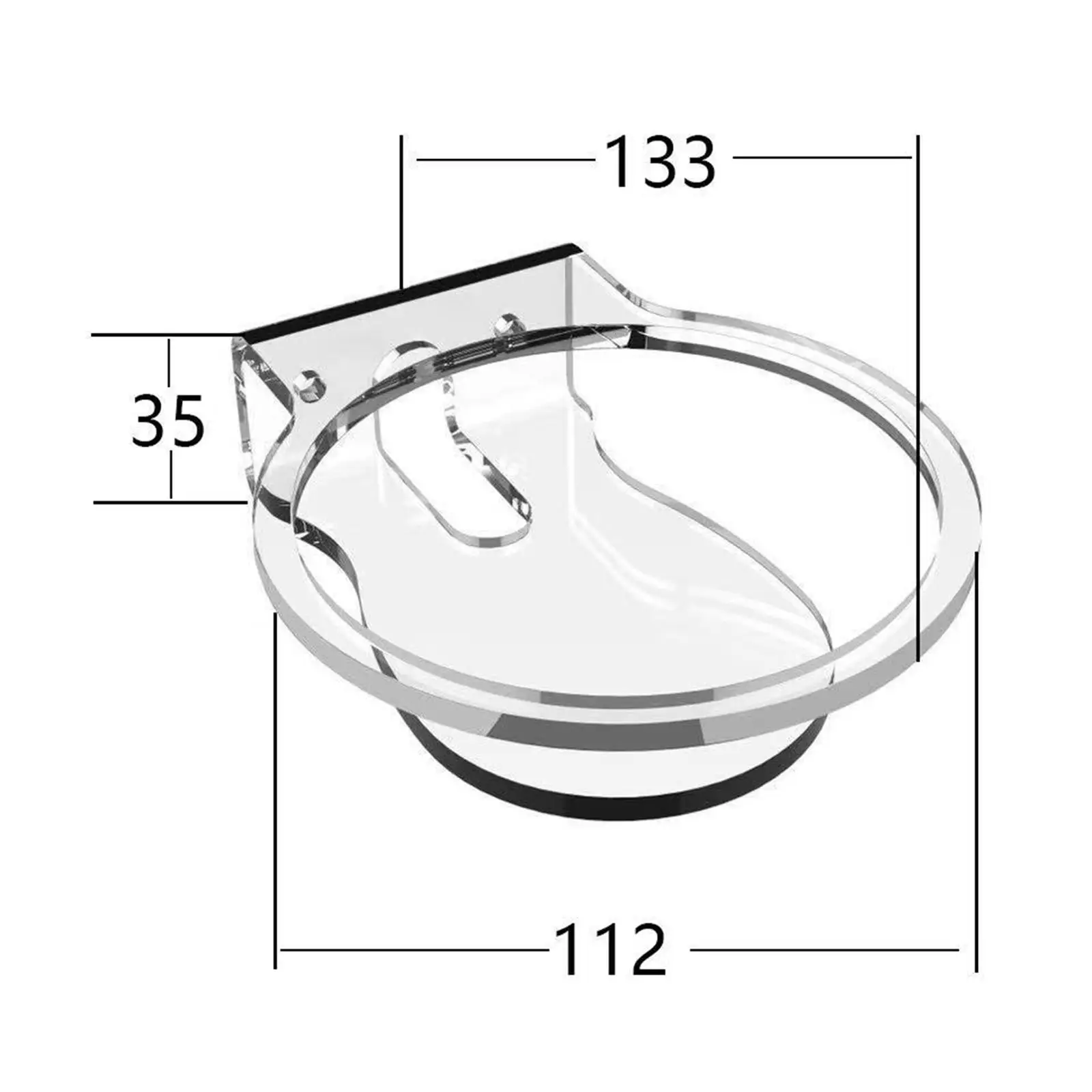 Petit support de support d'étagère mural Stable pour le Placement de Table Dot 4 3 génération