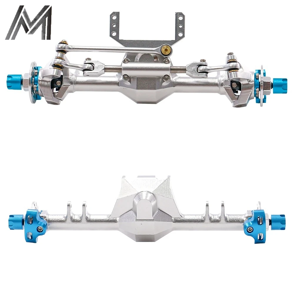 1/24 SCX24 Aluminum Front Rear Straight Axle Hydraulic Steering Link for SCX24 Deadbolt 90081 C10 JEEP Gladiator