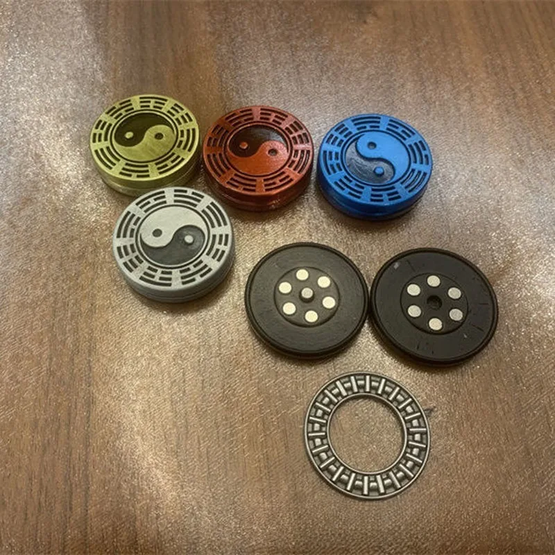 Oreo Biscuit paragraphe magnétique pousser pièce de monnaie carte EDC métal réduction du Stress jouets Mini Fidget Anti-Stress soulager l'anxiété
