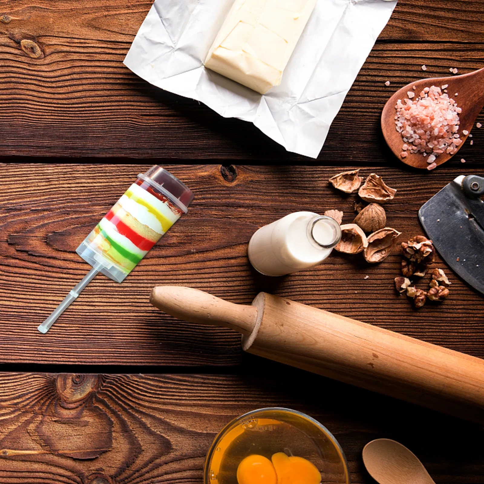 

20 шт. пластиковых форм-цилиндров для выпечки тортов, чизкейков, мороженого, многоразовые контейнеры для выпечки, формы для пуш-попсов