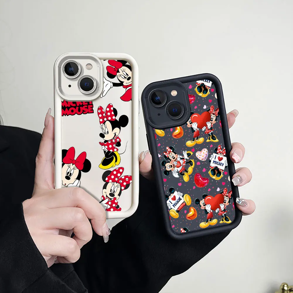 Disney Mickey Mouse Minnie Phone Case For VIVO X100 X90 X80 X70 X60 V30 V29 V27 V27E V25 V23 V23E V20 V15 V11I V25E PRO 5G Cover