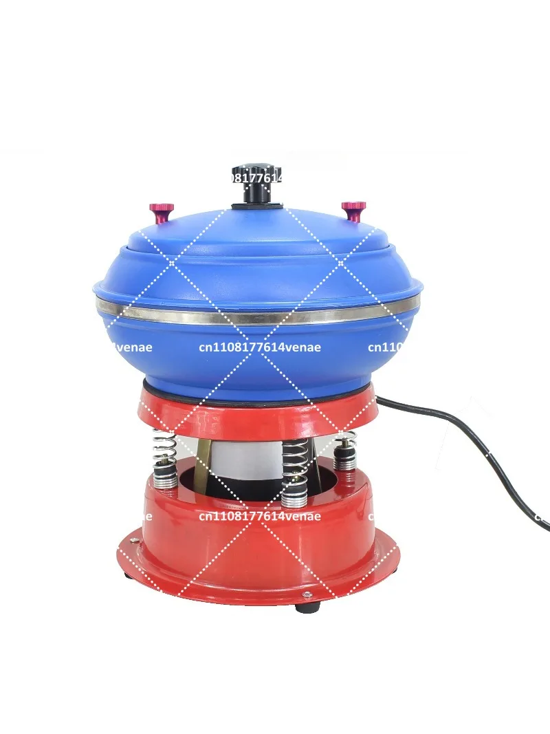 8 Inch Micro Vibration Polisher for Surface Finishing, Barrel Tumbler for Jewelry & Metal Parts