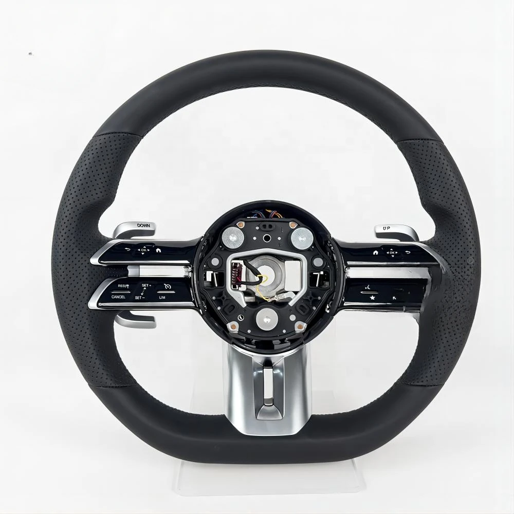 ohc steering wheel leather for Mercedes 2021 2022 2023 w166 W177 A Class GT W213 W246 X253 w205 w222 amg steering wheel