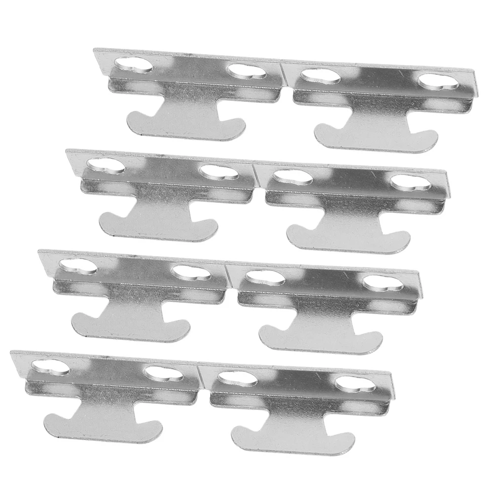 

1Set Curtain Rod Brackets Adjustable Heavy Duty Metal Wall Holders for Home Window Treatments Vertical Blinds Curtain