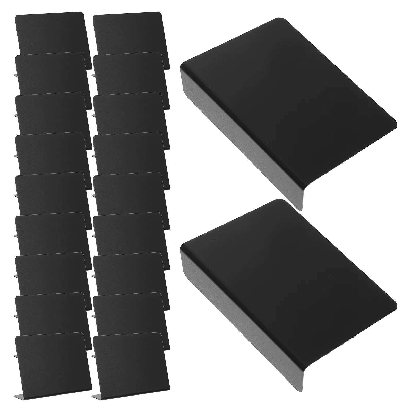 20Pcs Mini Chalkboard Signs Erasable Tabletop Display .9x3in Reusable Menu Price Labels for Wedding Buffet Party