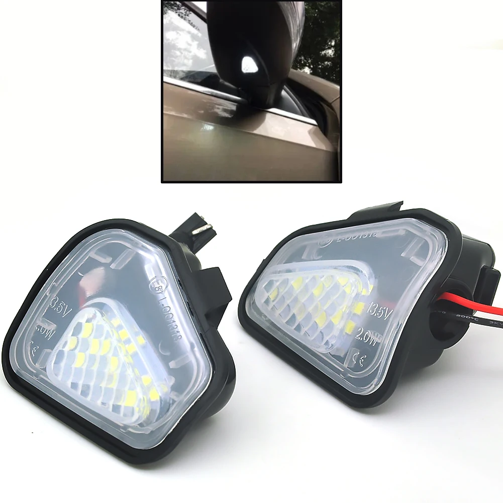 

For VW GOLF 5 GTI V MK5 Jetta Passat B5.5 B6 Sharan Superb EOS LED Side Rearview Mirror Floor Ground Lamp Puddle Welcome Light