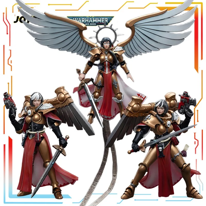 スポット商品 JOYTOY オリジナルウォーハンマー 40k シリーズリビング聖人アニメアクションフィギュア模型玩具グッズモデルギフト男の子のための