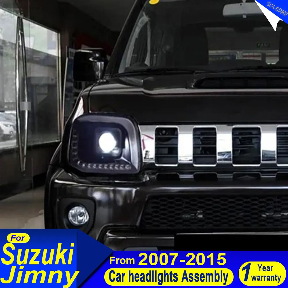 Car Headlights For Suzuki Jimny 2007 2008 2009 2010 2011 2012 2013 2014 2015 Daytime Running Lights Dynamic Turn Signals