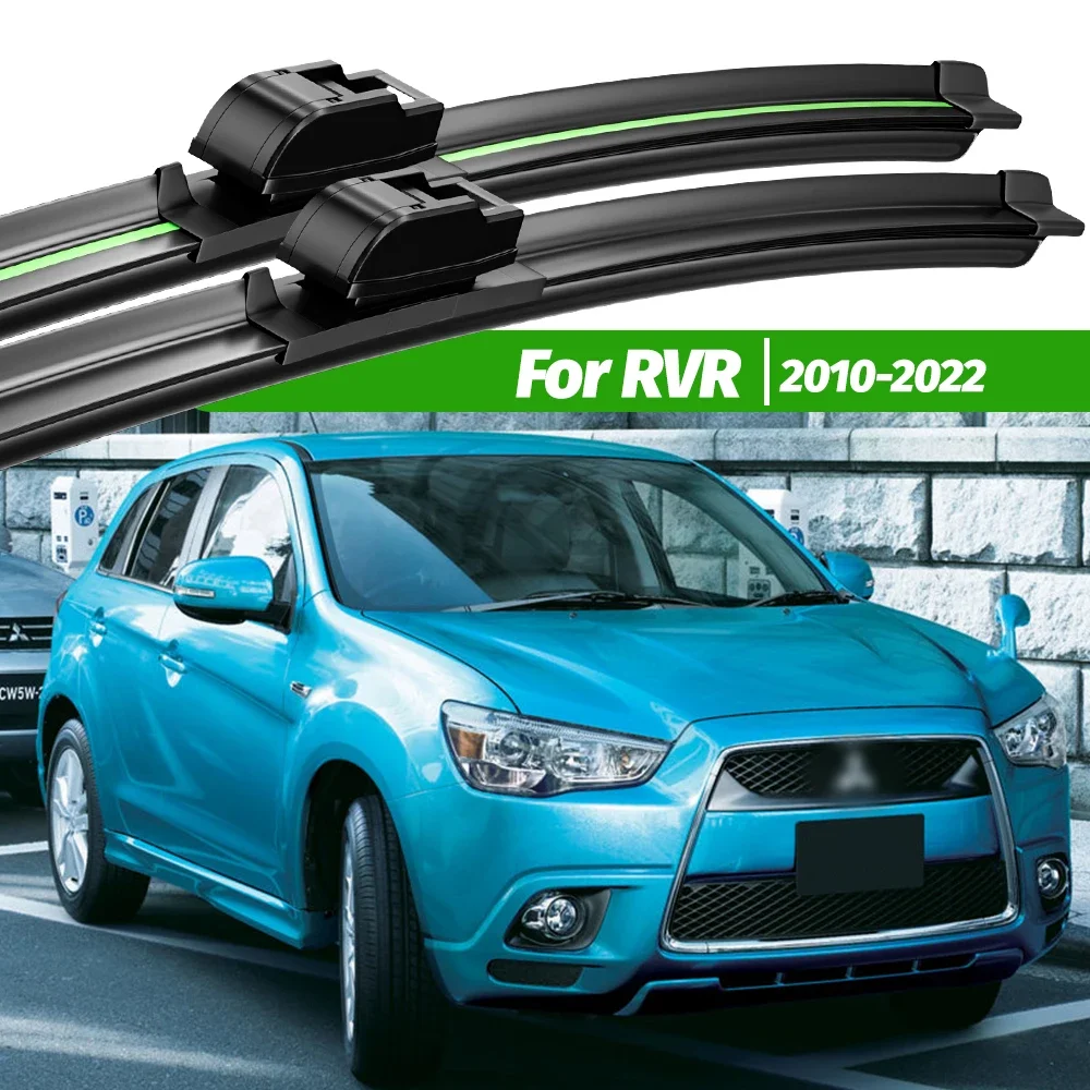 

For Mitsubishi RVR 2010-2022 2pcs Front Windshield Wiper Blades 2011 2013 2014 2017 2018 2019 2022 Windscreen Window Accessories