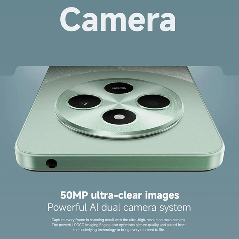 الإصدار العالمي POCO C75 هاتف ذكي 6.88 بوصة 120 هرتز عرض Helio G81-Ultra 5160mAh بطارية NFC 50MP AI كاميرا مزدوجة