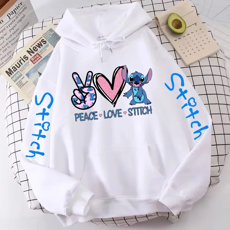 남녀공용 90 년대 힙합 릴로 스티치 후디, 하라주쿠 귀여운 애니메이션 맨투맨 만화, Y2k 고딕 스트리트웨어, 만화 후디