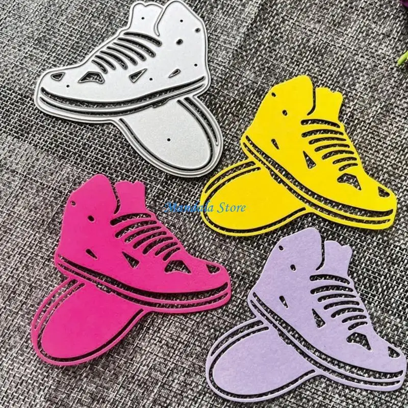 

U2JC Metal Cutting Dies Skateboard Shoe Scrapbooking Stencil Die Cuts Card Embossing DIY Photo Album Template Mold Decoration