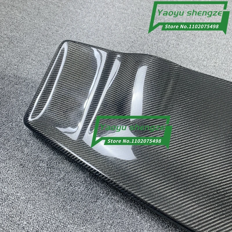 VOTEX style Scirocco Carbon Fiber Rear roof Lip Wing spoiler For Volkswagen VW Scirocco R  2010~2014