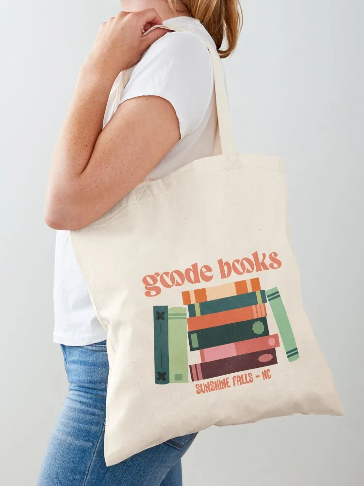 

goode books ~ book lovers {emily henry} Tote Bag Shopping bags tote bag men's Reusable bags female bag