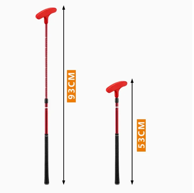 Golfputters voor mannen en vrouwen Tweeweg kinderputter Minigolfputter voor recht- of linkshandige golfers Golfputt met verstelbare lengte - afbeelding 1