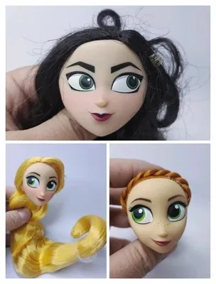 

new brand nude head without hair Accessorries on sale Original dolls collection drop shipping make up practice huanlego