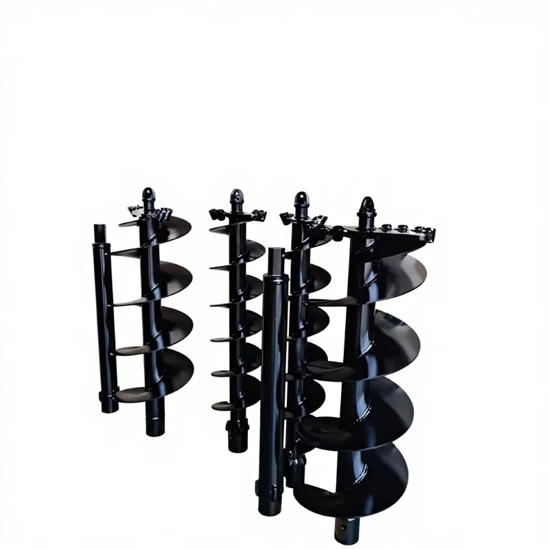 【Best-selling】TAEKKO Hydraulic Clay Rock Drilling Auger For Excavator Skid Steer Backhoes Loader--Hydraulic Auger Drilling Machi