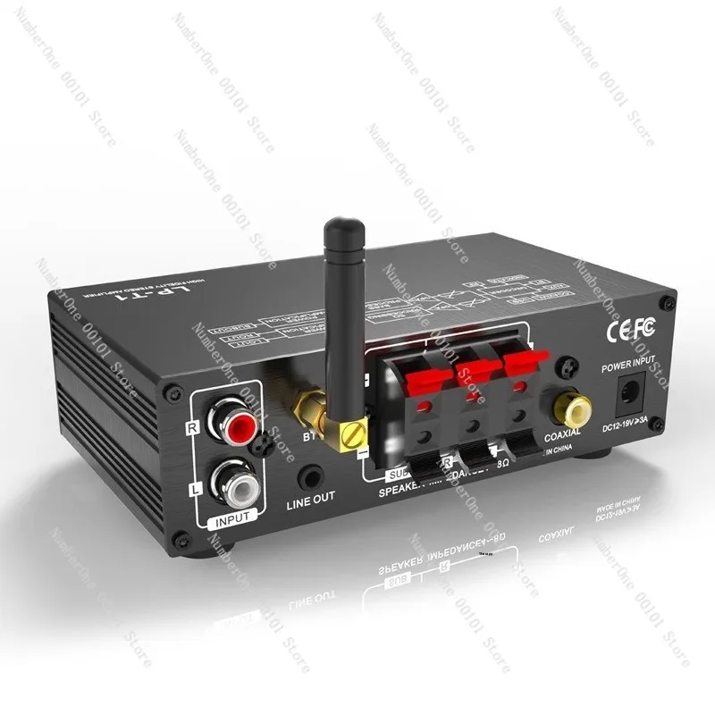 High Power 2.1 Channel Digital Amplifier Bluetooth Subwoofer Support Coaxial USB Lossless Playback Home Mini Amp