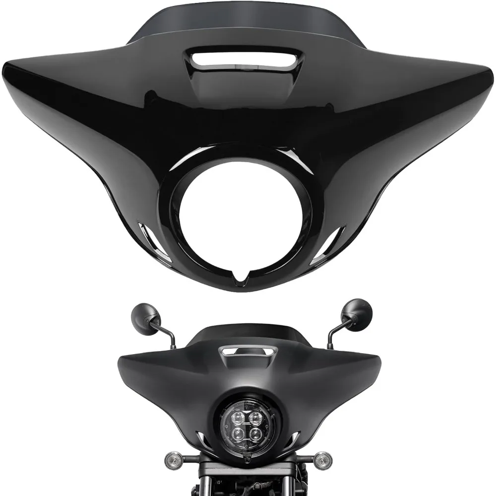 

motorcycle front headlight fairing cowl with dark smoke windshield deflector windscreen visor compatible with rebel 1100 2021 20