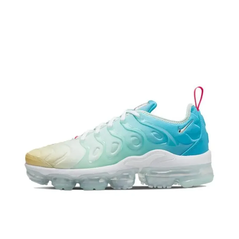 Nike Vapormax Plus Air Since 1972 Casual, Non Slip, Durable, Lightweight Sports Running Shoes for Women in Yellow,Green,and Blue