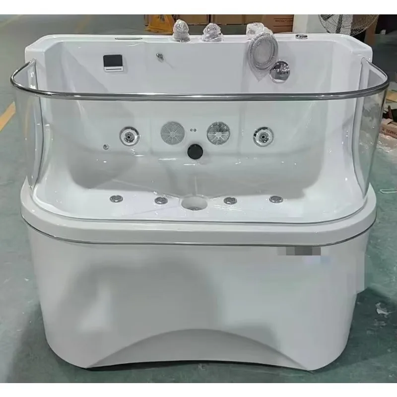 

Eco-Friendly Acrylic Pet Grooming Spa Bathtub with Ozone and Milk Bath Functions for Dogs and Cats