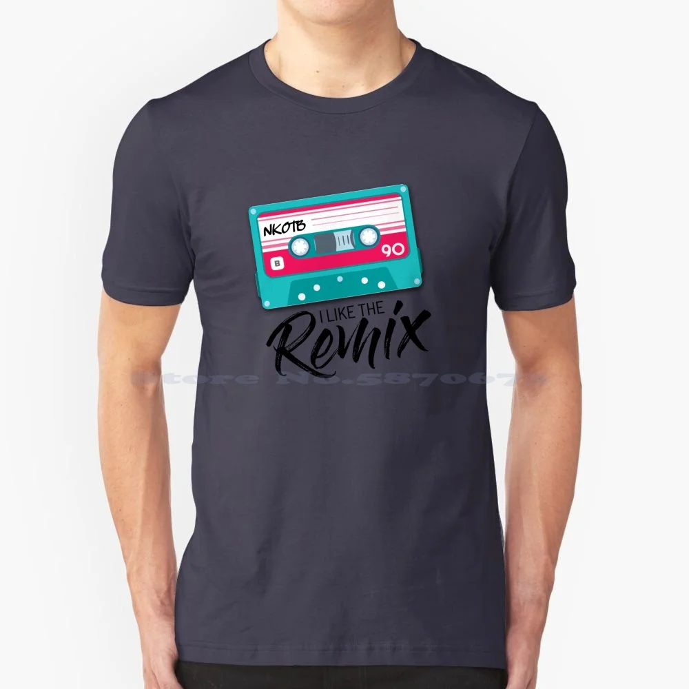 I Like The Remix T Shirt 100% Cotton Tee Nkotb New Kids Bhlove Blockheads 90s 80s Baby Remix