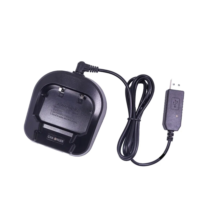 Asli Baofeng UV-82 UV-8D Walkie Talkie Adaptor Desktop Charger Portable UV 82 Dua Cara Radio Adaptor USB UV82 Aksesoris