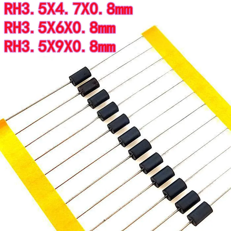 100 قطعة من خلال ثقب حبة مغو RH3.5 × 6 × 0.8 مم، 3.5 × 4.7 × 0.8 مم، 3.5 × 9 مم × 0.8 مم
