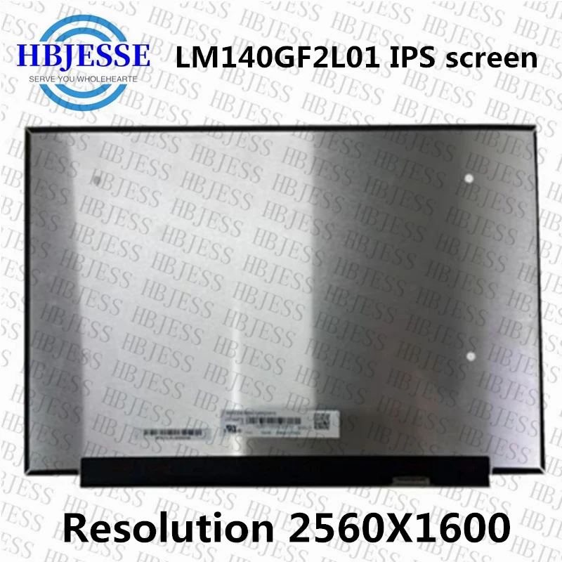 

Original LM140GF2L01 LM140GF2L 01 14.0 inch Laptop LCD screen Replacement Display Panel Matrix 2560*1600 IPS 30 pins