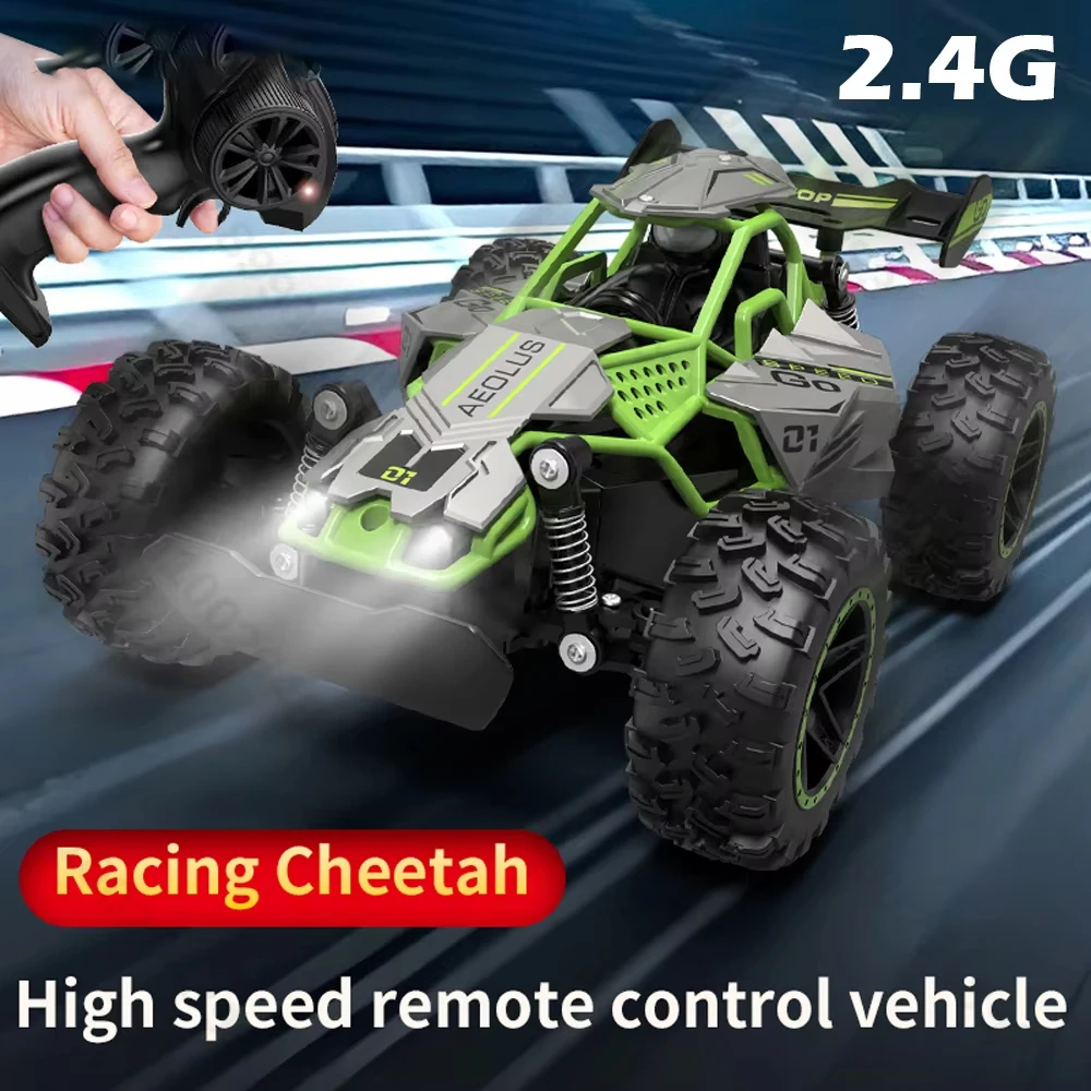 

JJRC 2.4G RC Car Climbing Off-road Buggy Remote Control Car with Lights High Speed Remote Control Mountain Bike Car Toy Gifts