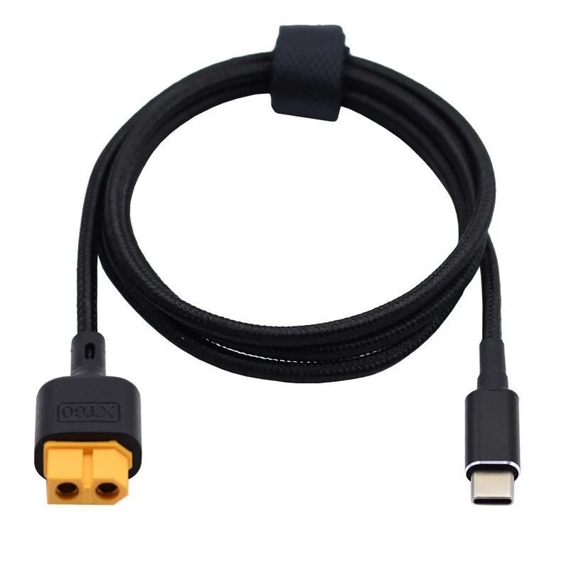 1PCS USB-C to XT60 Charging Cable for  SC100 Type-C to XT60 Cable For Toolkitrc M7 M6 M6D M8S 100W Fast Charging Power Line