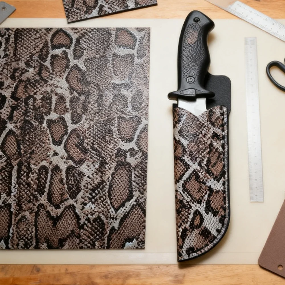 DIY Custom Knife Sheath Craft Material Snake Skin Kydex Board 300x300mm Thermoplastic Knife Scabbard Supplies