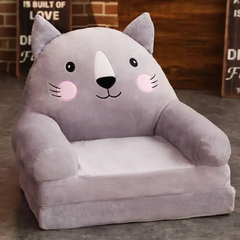Sofas Children Sofa Cute Cartoon Lazy Folding Small Sofa Bed Girl Princess Baby Toddler Dual-purpose Child Seat Sofas Princess