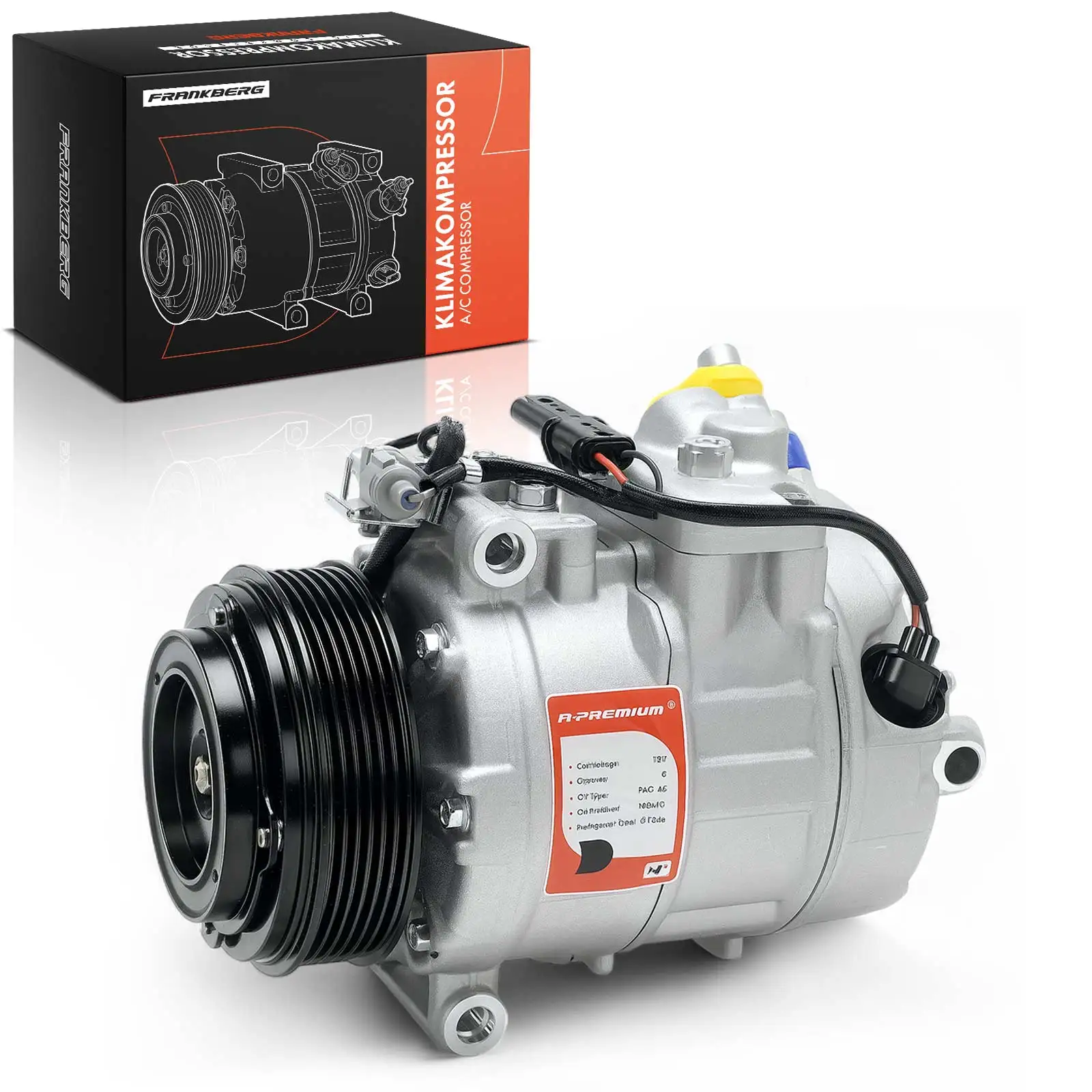 Frankberg 1x klimaatcompressor voor BMW E90 E91 E92 E93 E81 E87 E60 E61 E63 E64 64509180549 64526961621 DCP05083