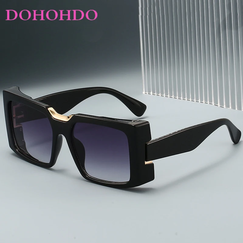 

Vintage Steampunk Square Women Sunglasses Luxury Designer Trend Men Sunglss Outdoor Driving Shade Eyewear Unisex Lentes UV400