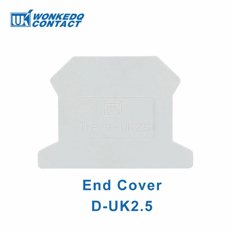 10 Stuks UK 2.5 Klemmenblok UK2.5B Schroefverbinding Sluit Strip 2.5B 2.5mm2 Kabel Elektrische Din Rail Draad Connector