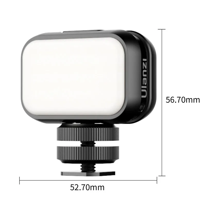 Ulanzi VL28 Mini and Portable Soft Light 6500K Soft Fill Light LED Video Light for Camera Smartphone Potography Live Vlog