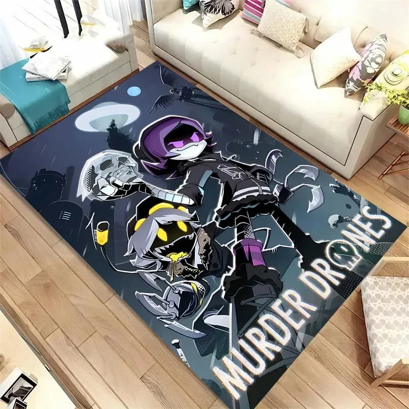 3D murder drone game pattern carpet living room bedroom home floor pad children's room baby pad bathroom kitchen carpet gift