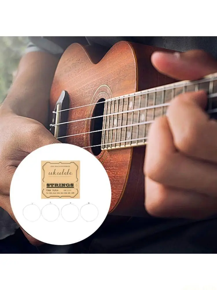 U2JB Resilient Ukulele Strings Suitable for Clear Warm Tone for All Levels