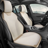 Breathable Linen 5 Seater Car Seat Covers Full Set Non-slip Universal Car Seat Cushion Seats Accessories Car Seat Protector Pad