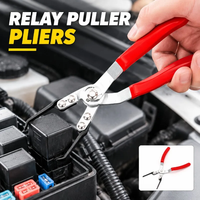 Relay Puller Pliers Auto Wire Disconnect Separator Cutter for Automotive Circuit Power Cut Off Relay Extraction Vehicle