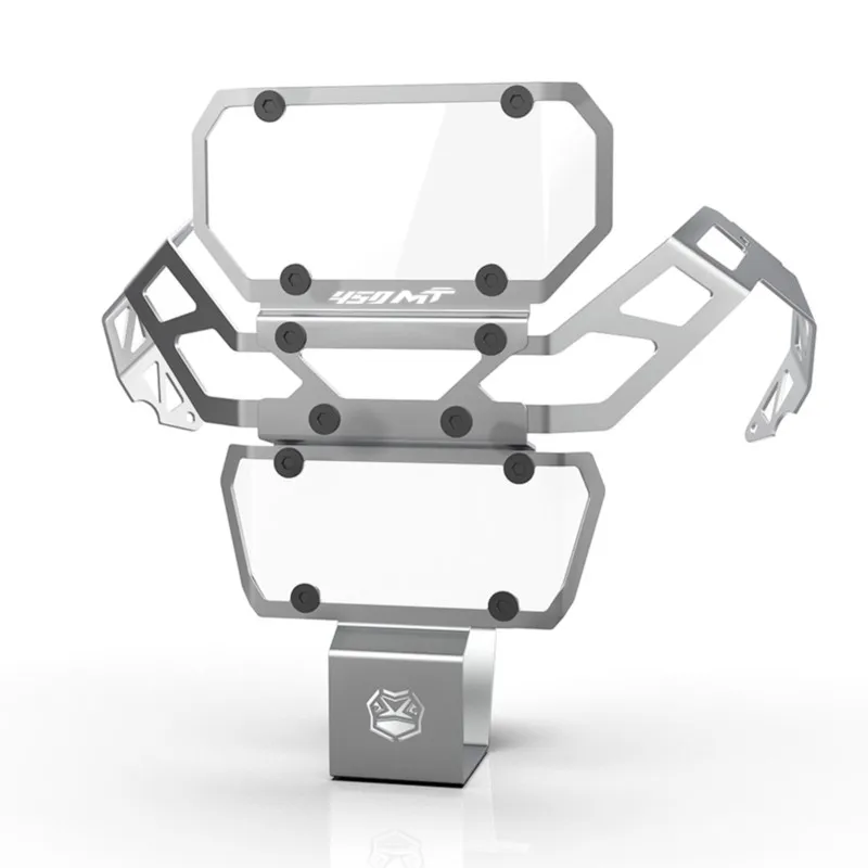 อุปกรณ์เสริมรถจักรยานยนต์สําหรับCFMOTO 450MT 450 MT 2024-2025-2026 ไฟหน้าGrille Guard Coverป้องกันโคมไฟProtectorชุด