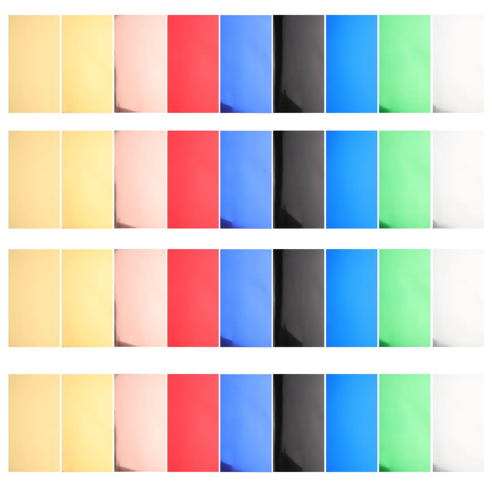 

60Pcs Mirror Cardstock Paper DIY Reflective Craft Sheets for Scrapbooking Card Making Colored Metallic Paper Supplies