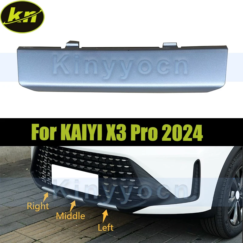 

Chrome Front Bumper Lower Trim For KAIYI X3 Pro 2024 Front Bumper Lower Cover Trim