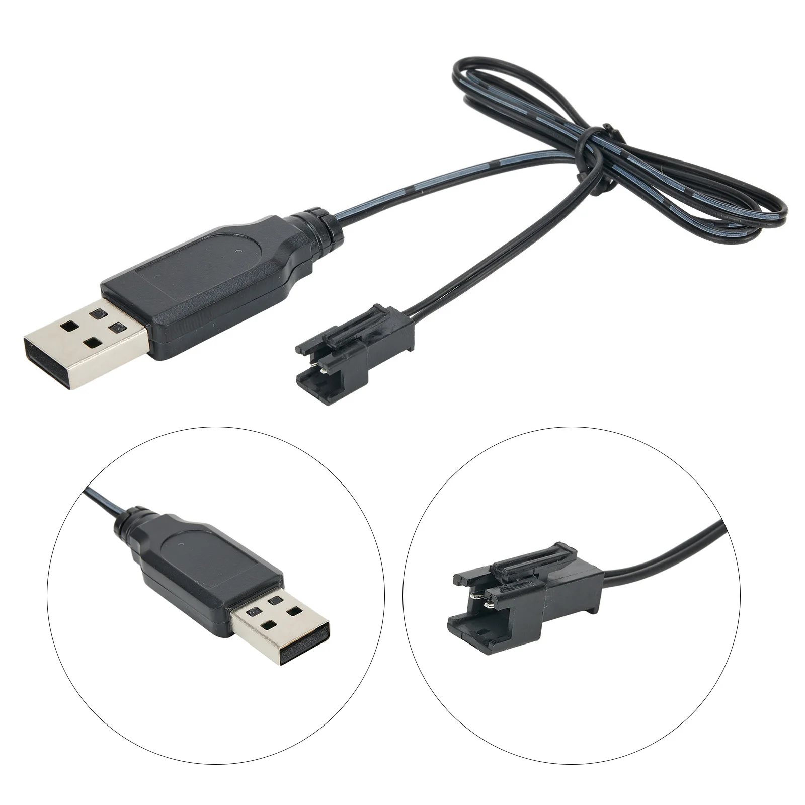 1Pc 3.7V 400mA NiMh/NiCd Battery USB Charger Packs SM 2P Forward Plug Electric Toy USB Charging Cable  4.6 114 Reviews 547 Order