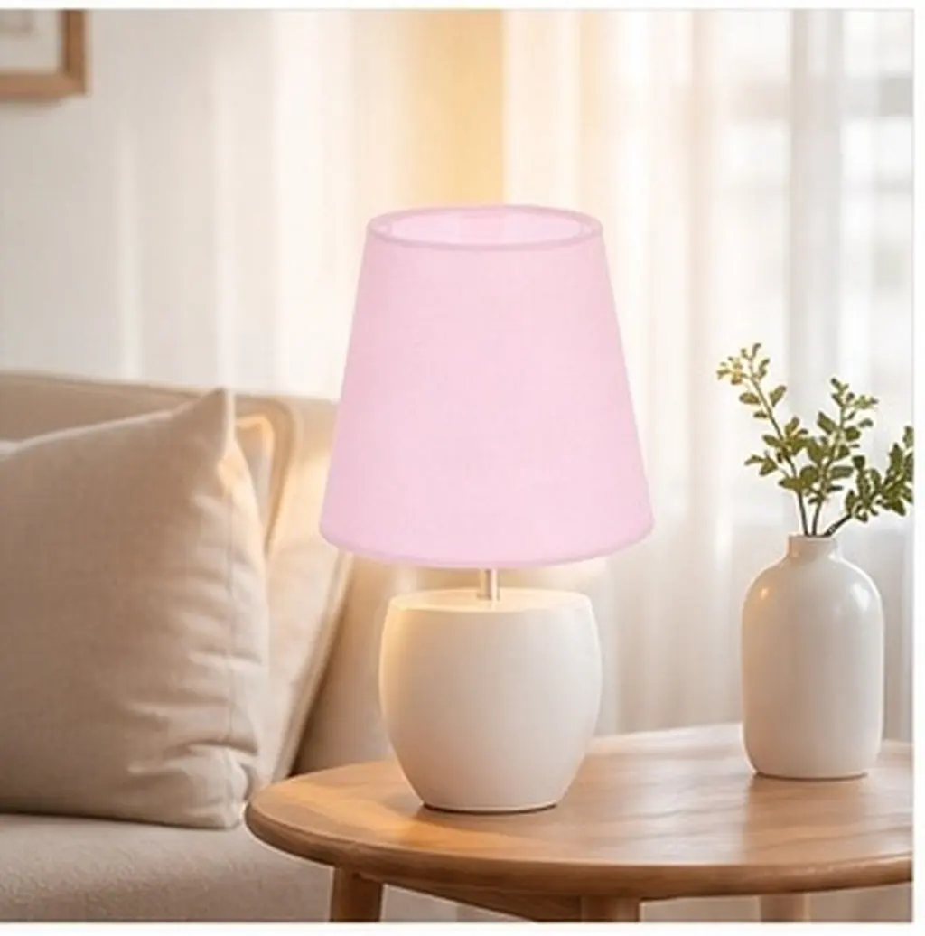 Small Retro Linen Lampshade E27 Socket Replacement for Desk Table Wall Lamps Vintage Cloth Light Cover Lamp Accessory