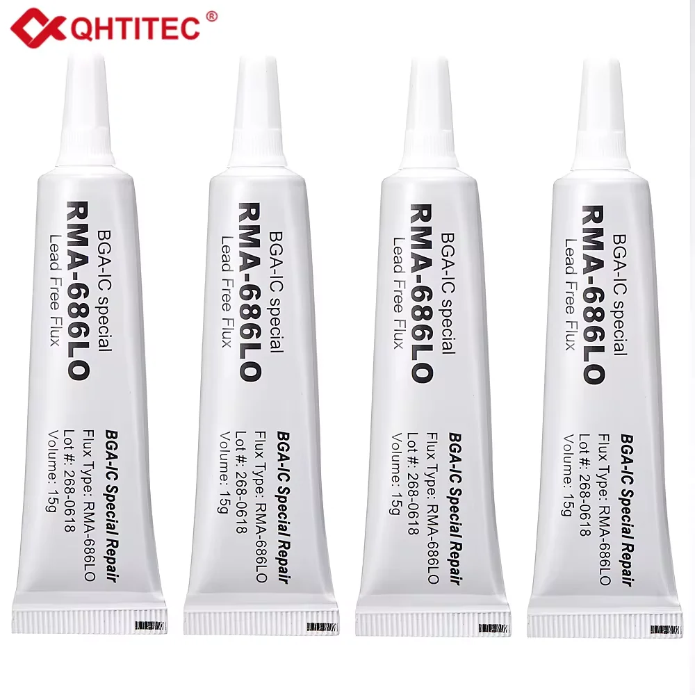 JCD High Quality Solder Flux 15g RMA686LO Solder Paste For Phone LED SMD PGA PCB BGA-IC Special Welding Repair Rework Tools